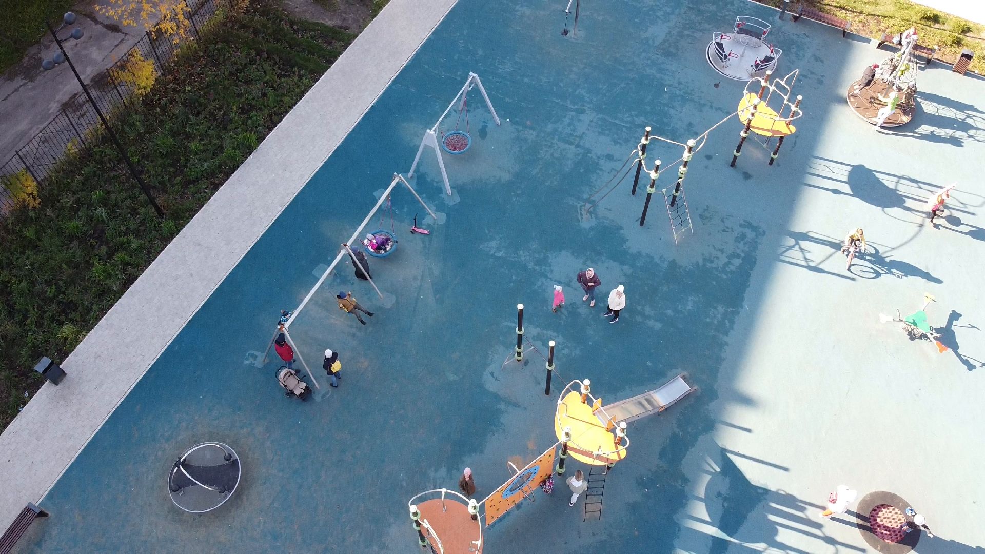 видео с коптера,