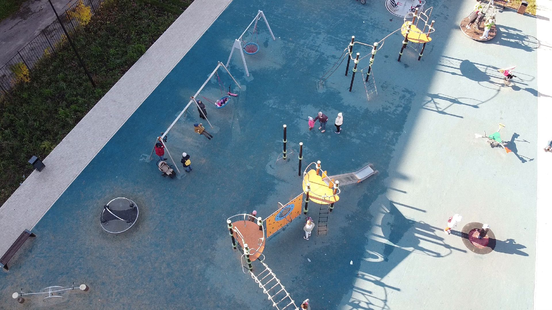 видео с коптера,