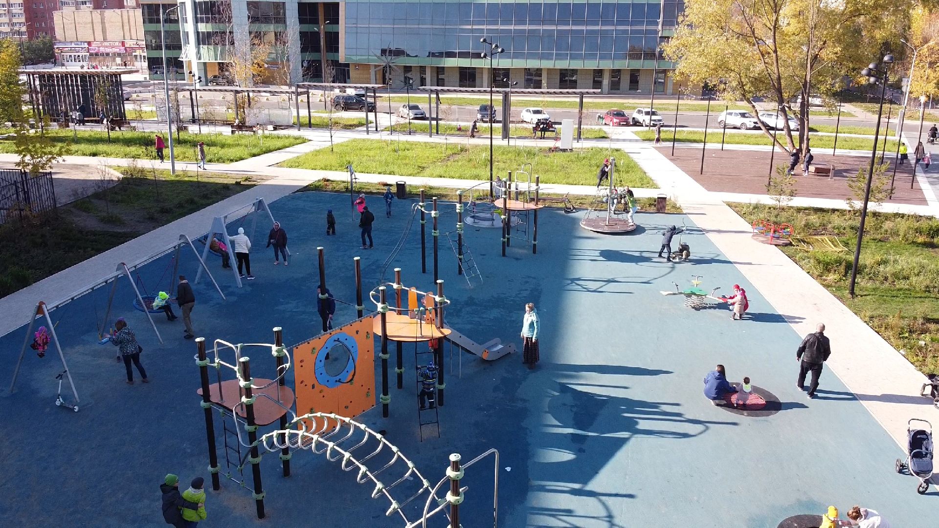 видео с коптера,