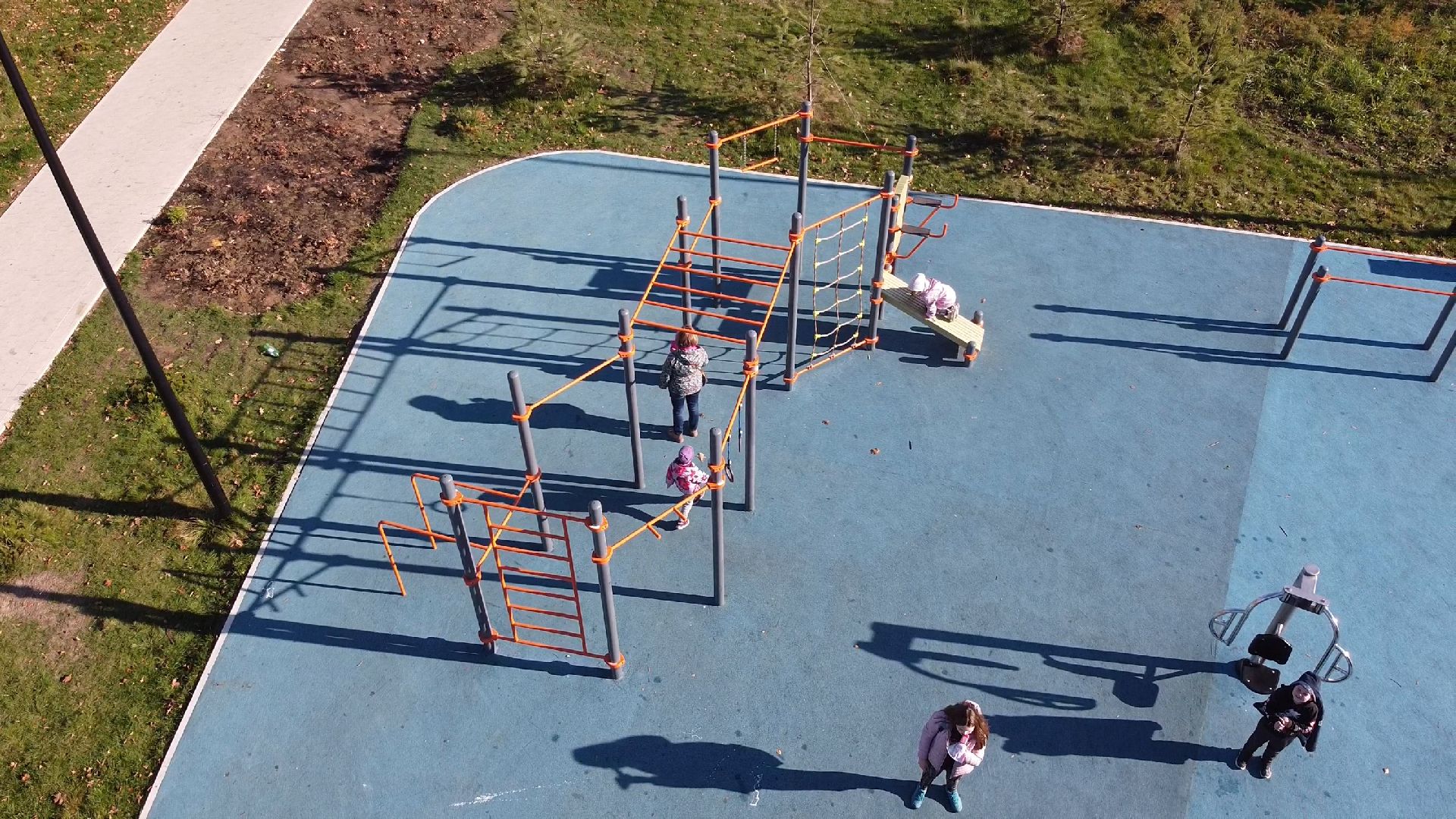 видео с коптера,