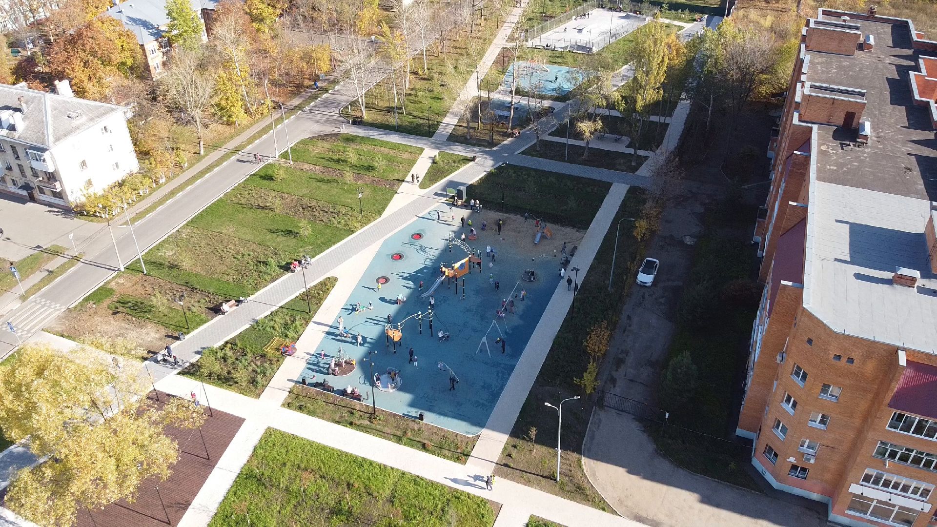 видео с коптера,