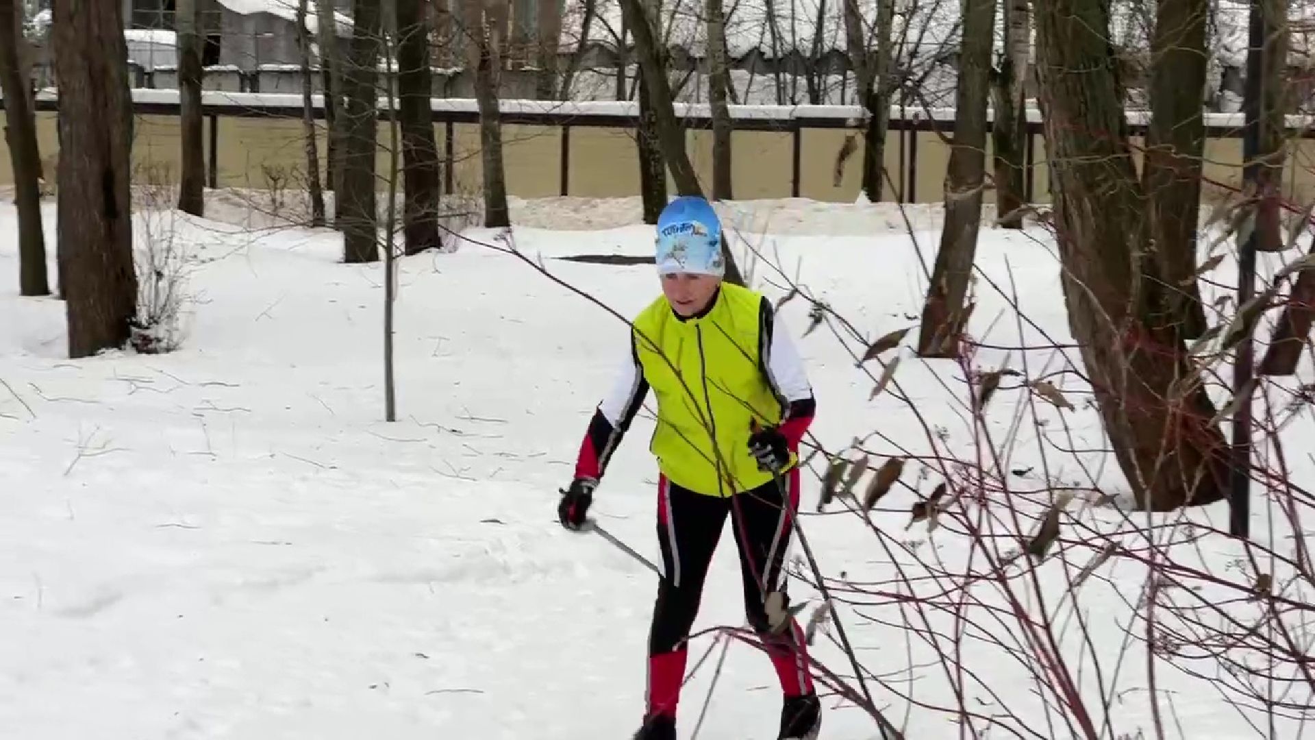 Реутов, парк, Фабричный пруд, спорт, лыжи, трасса, Людмила Колобанова,