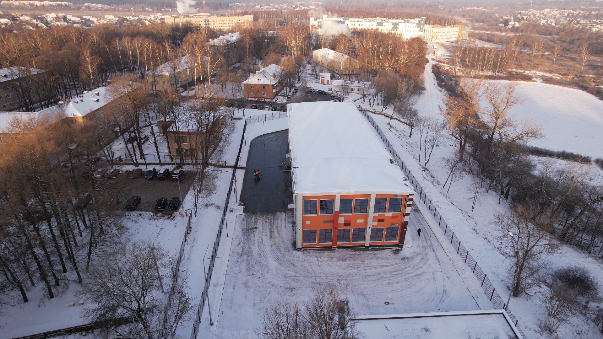 видео с коптера,