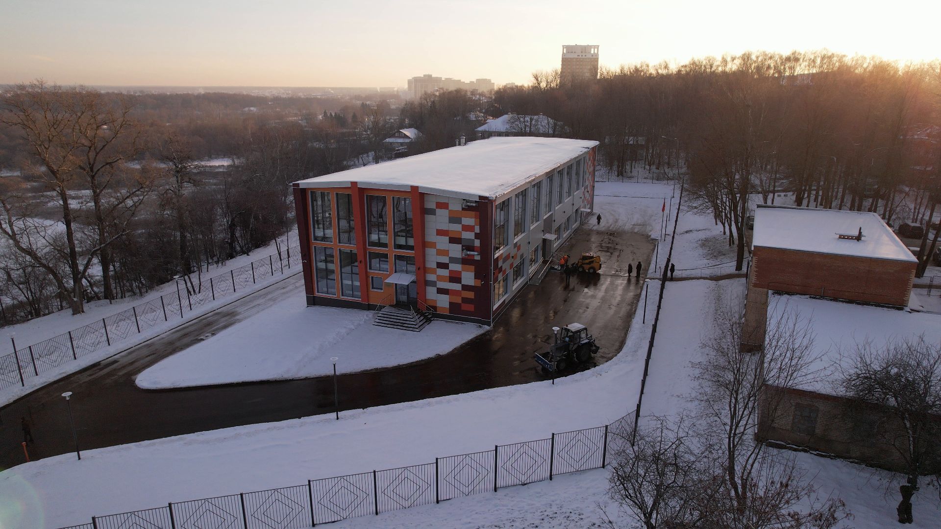 видео с коптера,