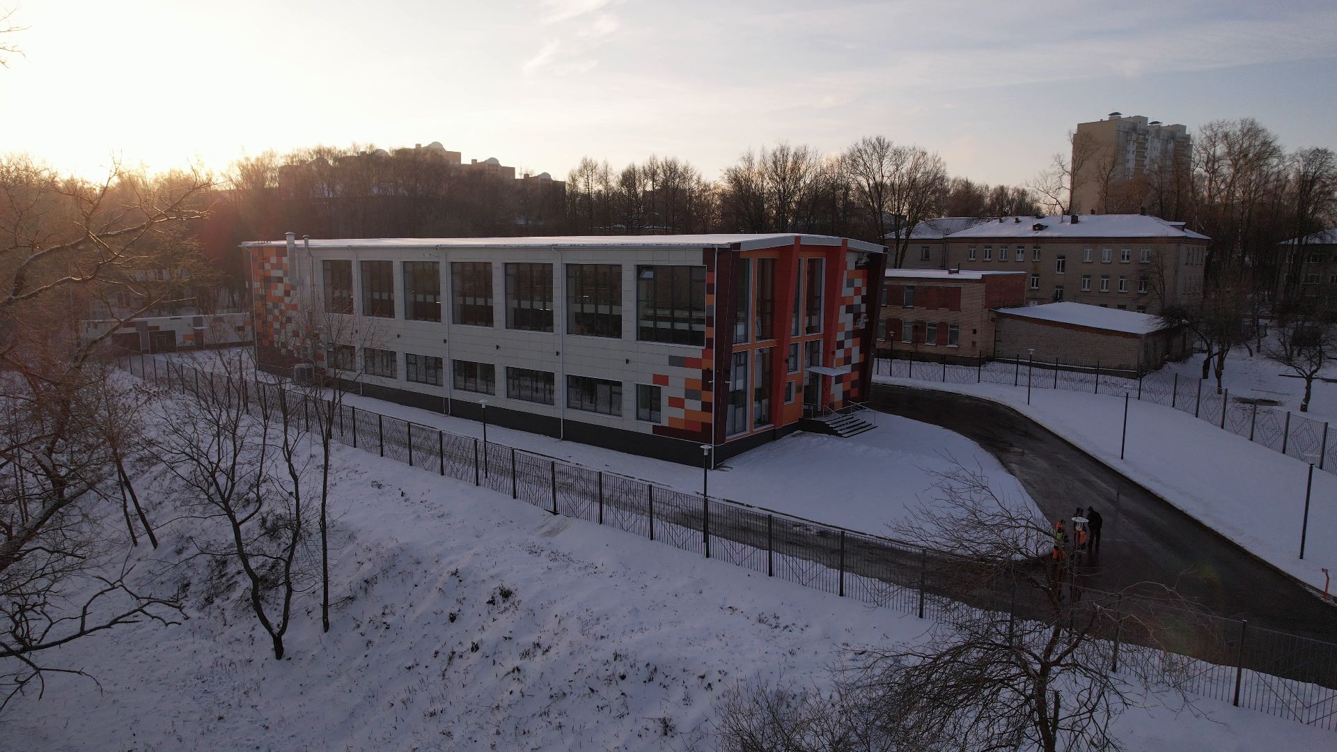 видео с коптера,