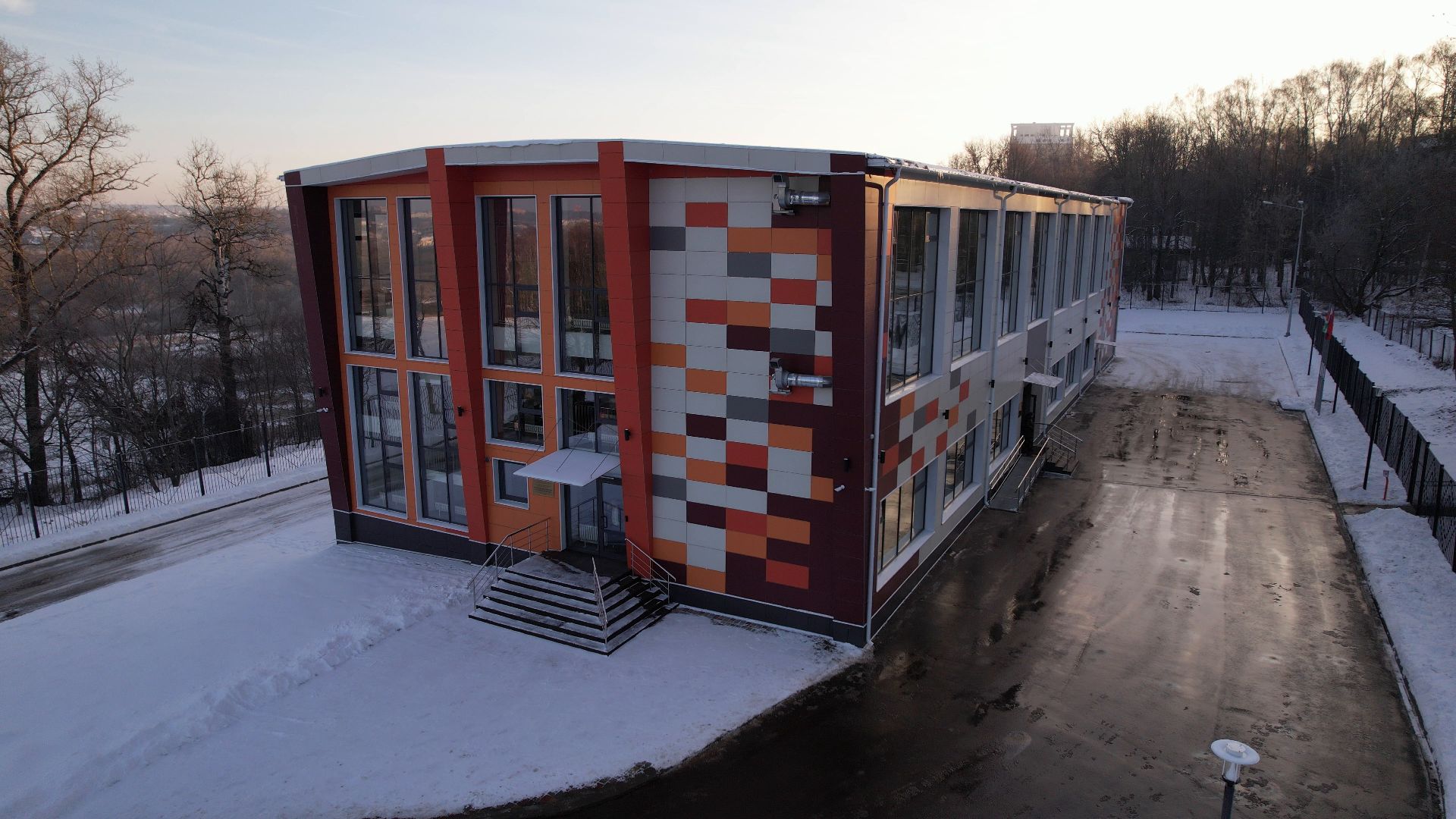 видео с коптера,