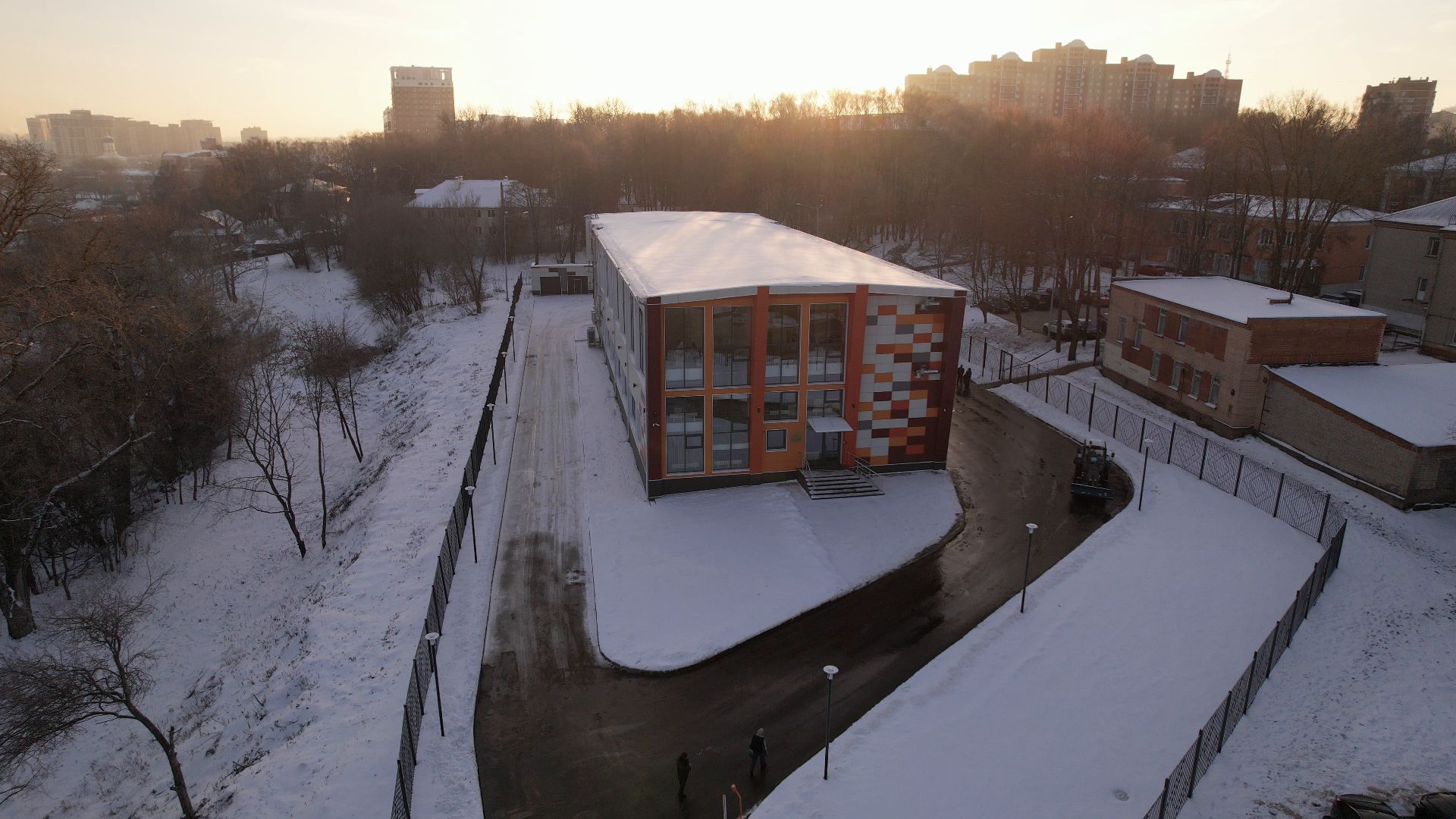 видео с коптера,