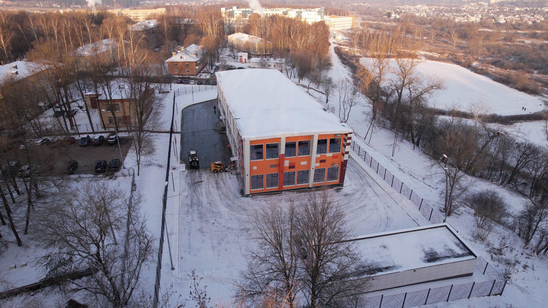 видео с коптера,