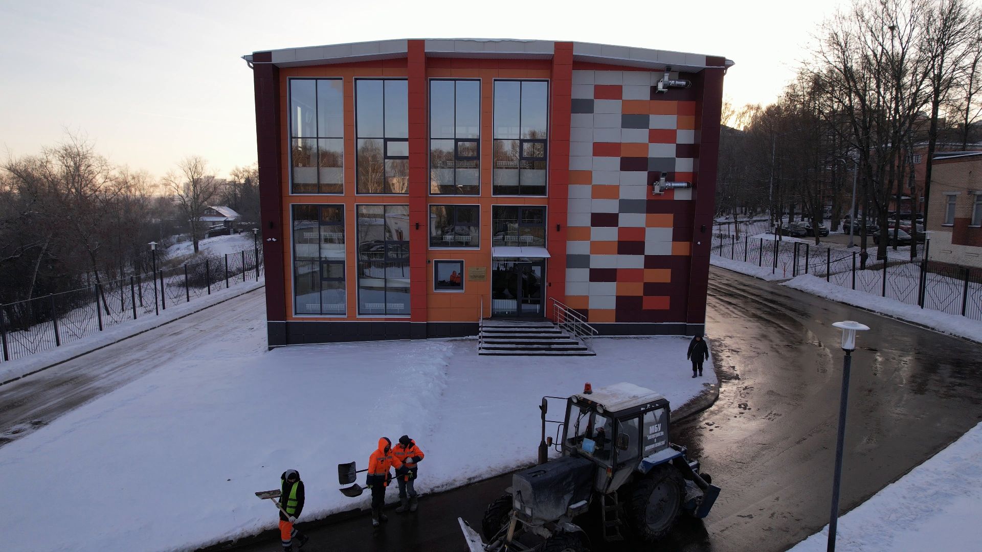 видео с коптера,