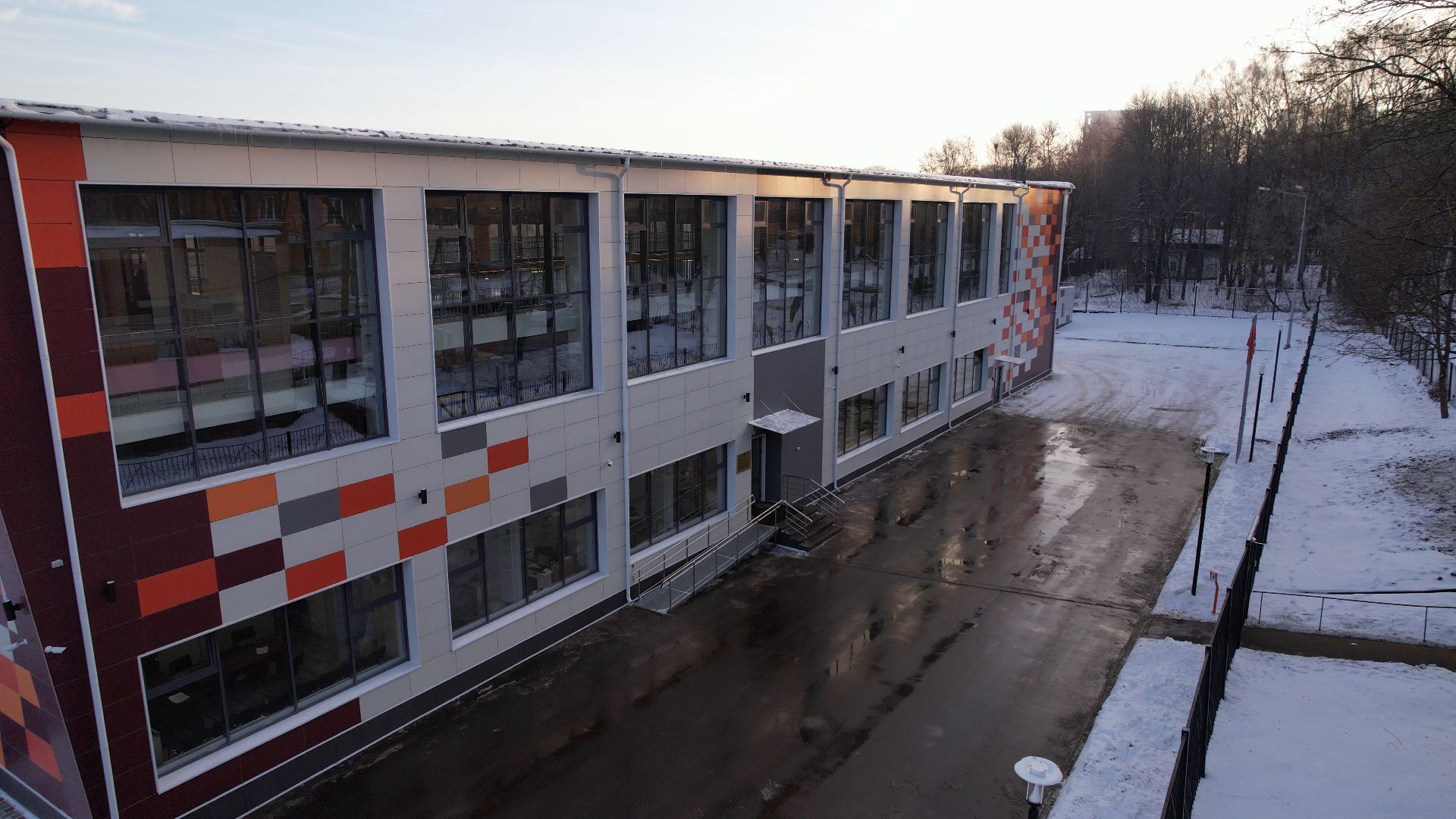 видео с коптера,