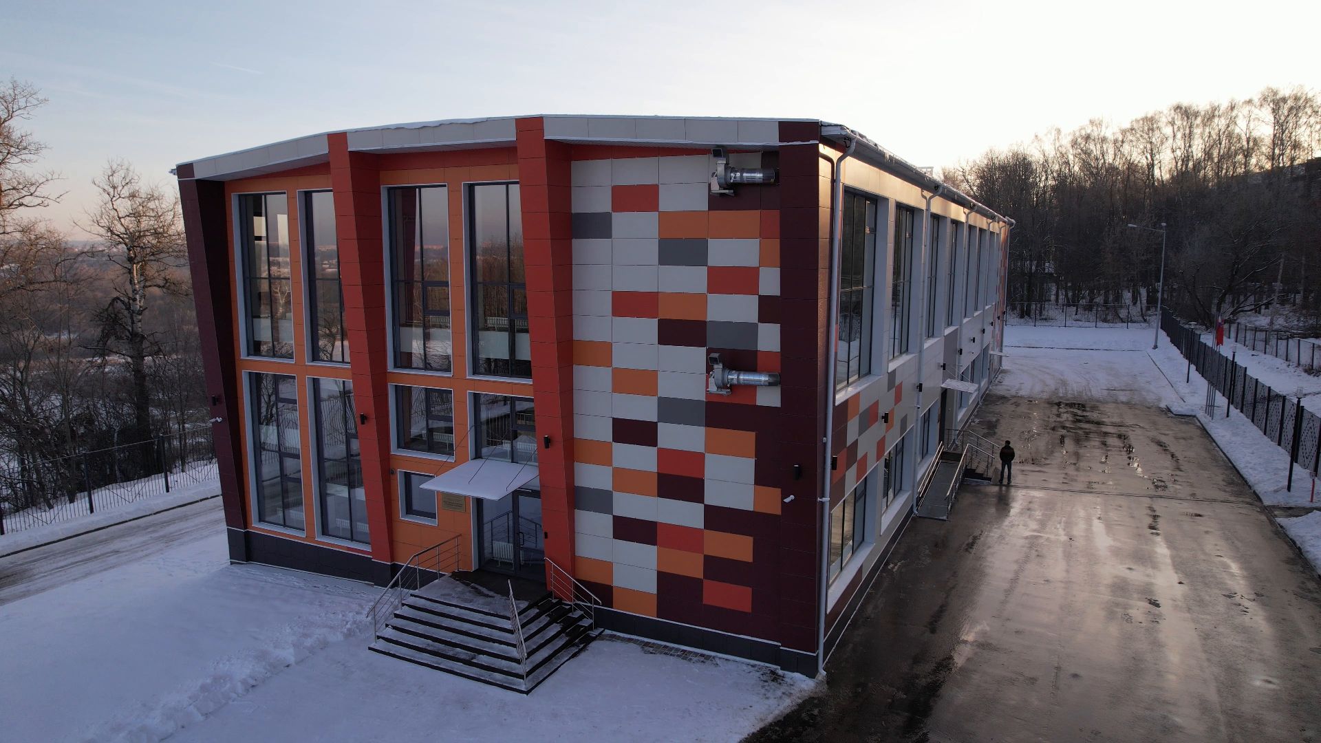 видео с коптера,