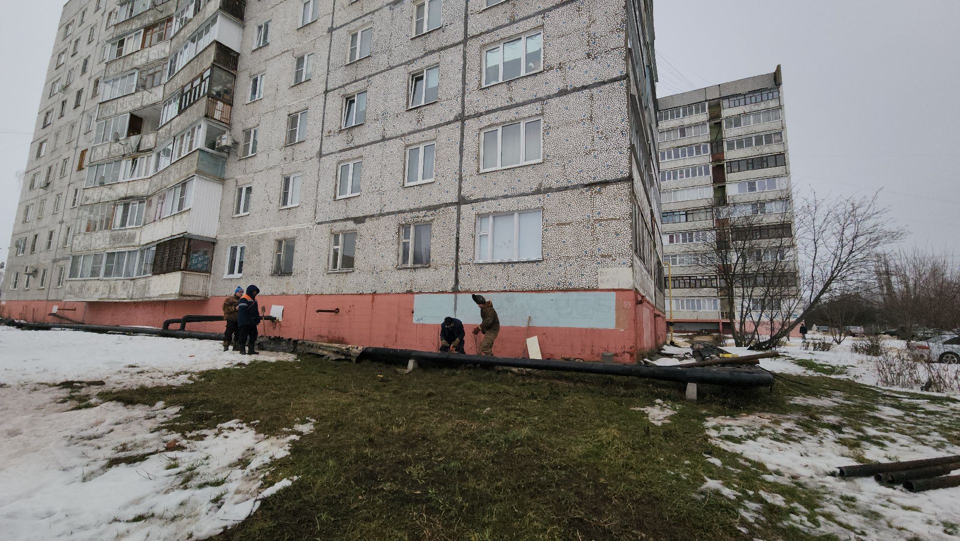 воскресенск, жкх, трубопровод, прорыв трубы, ремонт,