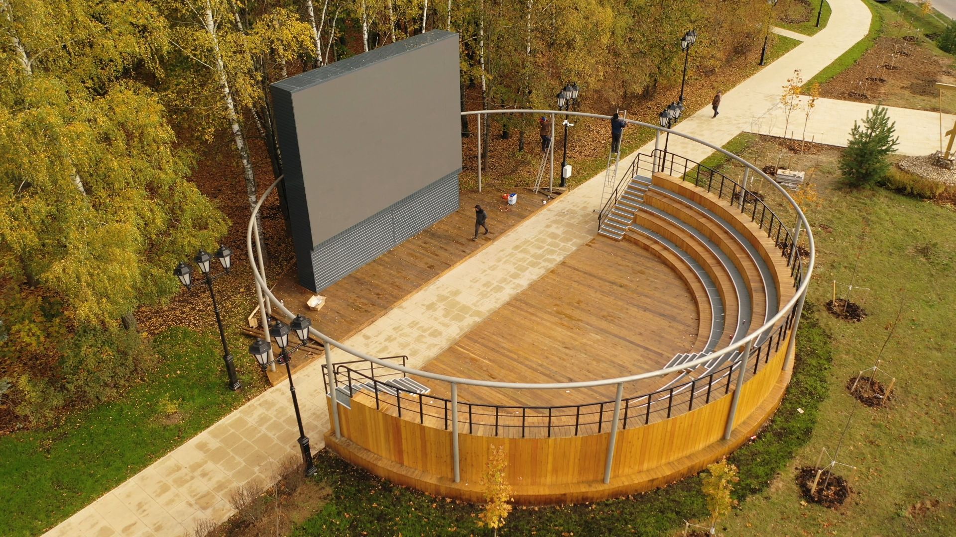 видео с коптера,