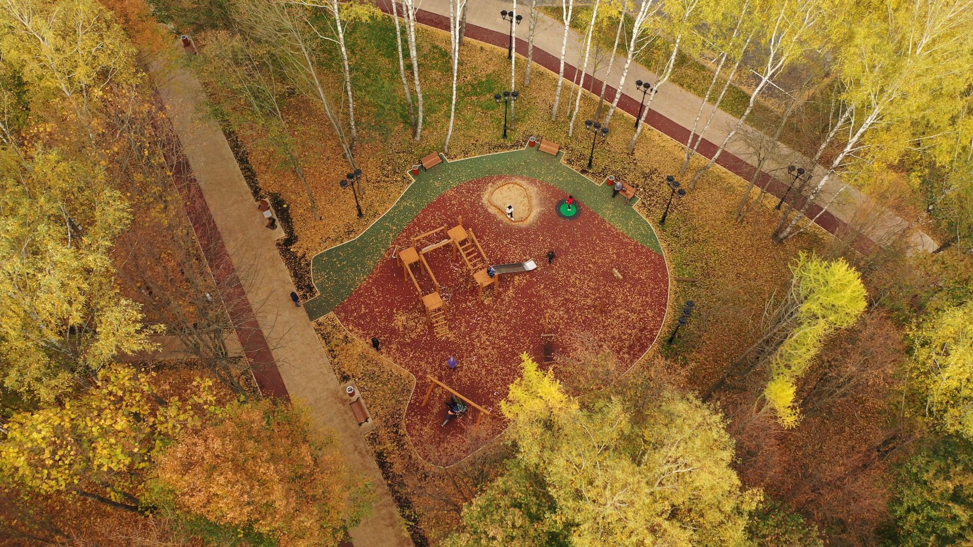 видео с коптера,