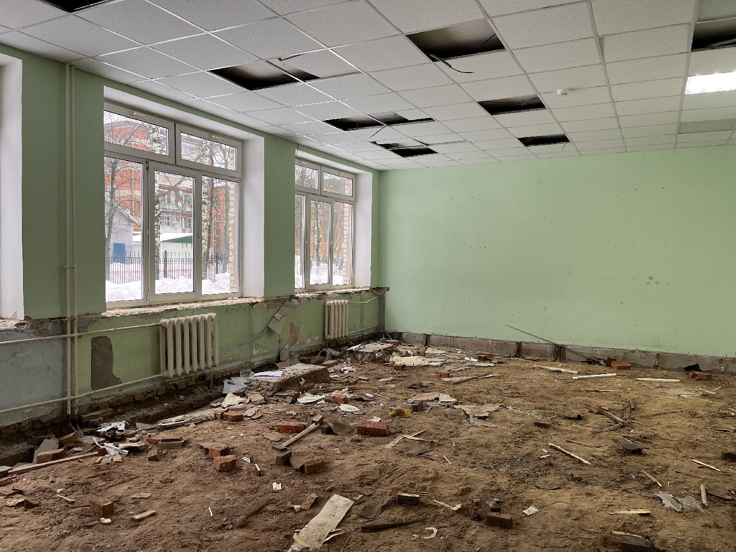 шаховская, ремонт, капитальный ремонт, школа, ремонт школы,