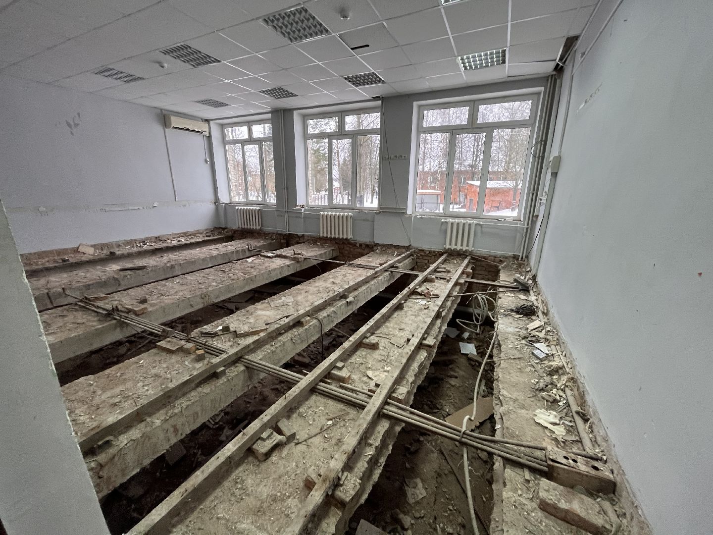 шаховская, ремонт, капитальный ремонт, школа, ремонт школы,