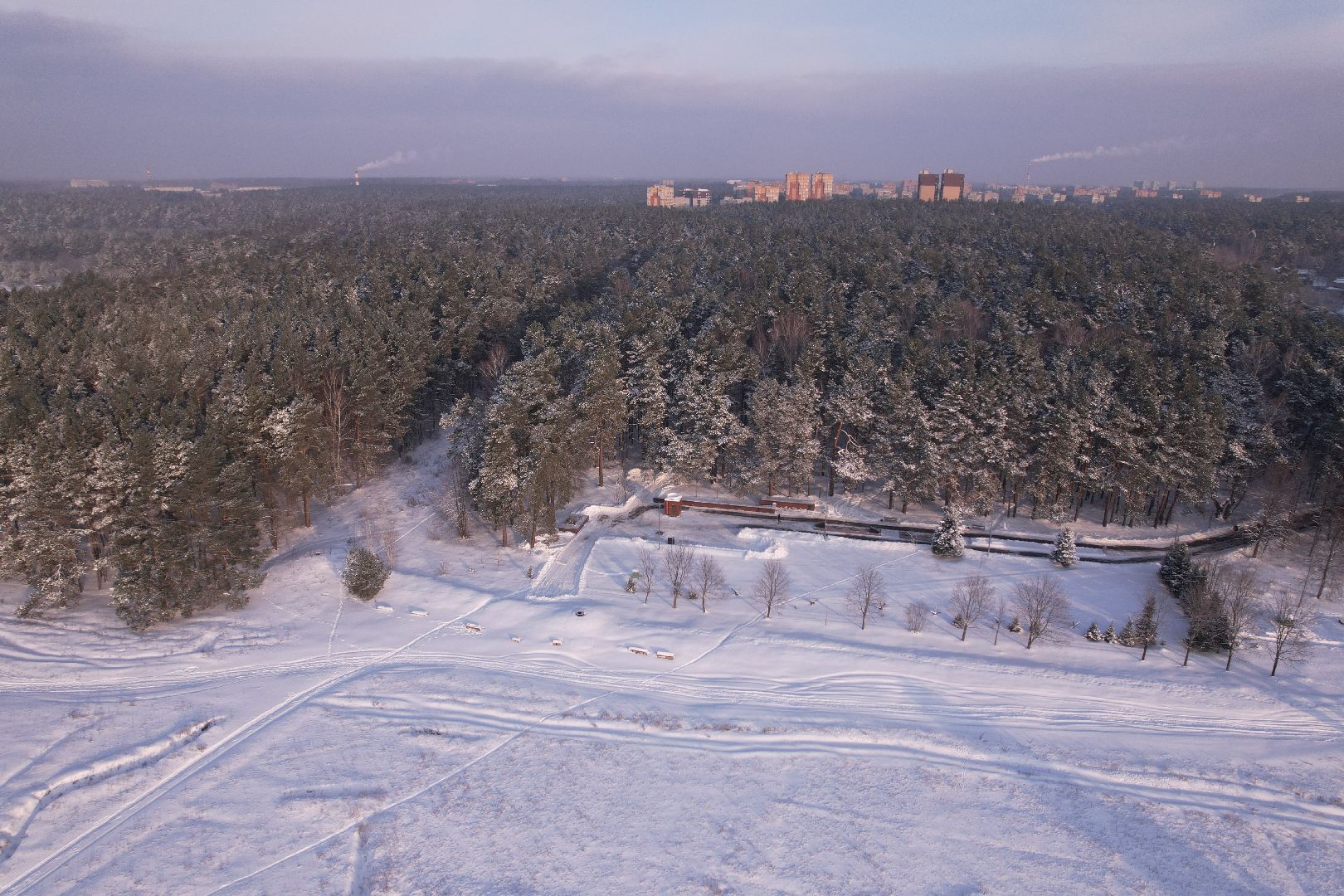 видео с коптера,