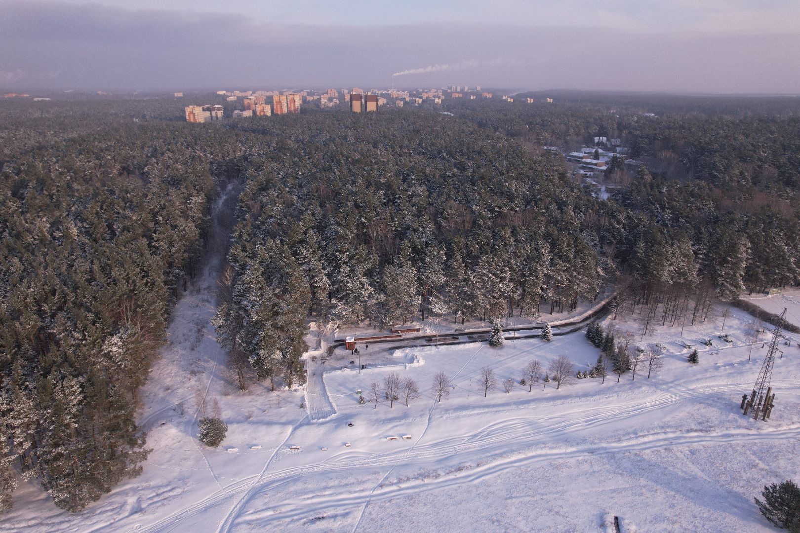 видео с коптера,