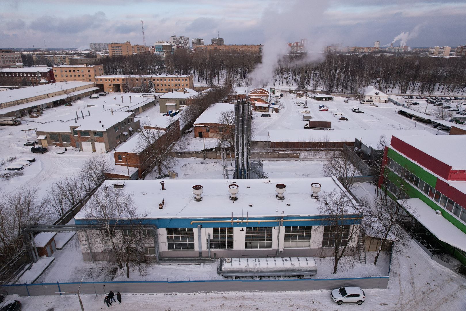 видео с коптера,