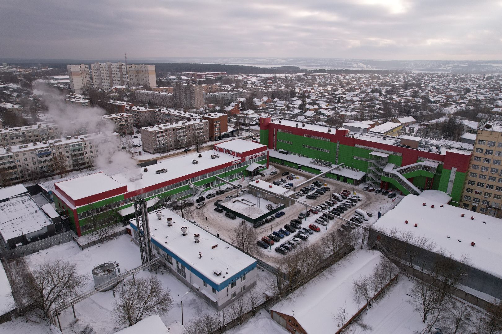 видео с коптера,