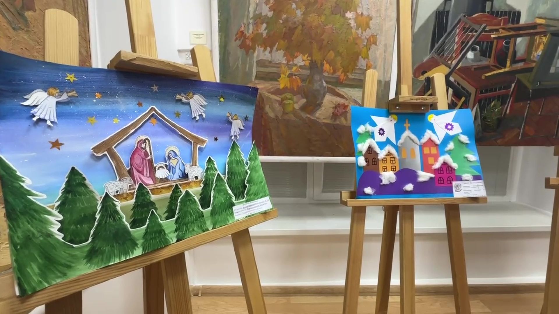 Реутов, культура, музей, выставка, детские поделки, зима, новый год,