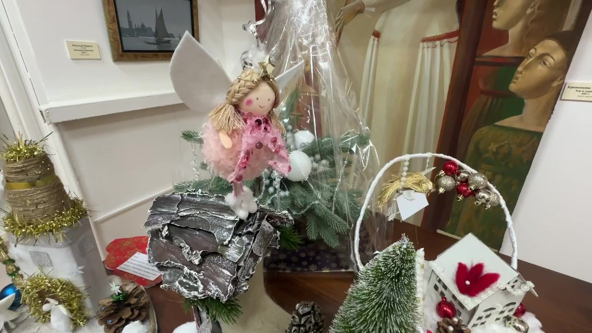 Реутов, культура, музей, выставка, детские поделки, зима, новый год,