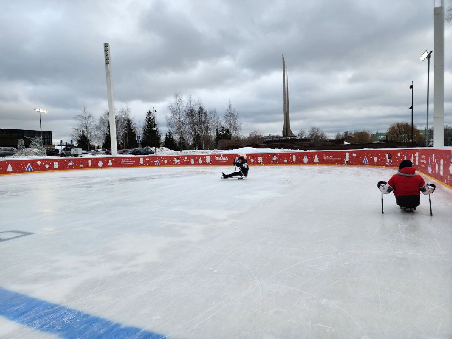 мытищи, следж-хоккей, Социальный проект, социальный проект Каток доступный для всех, дети с овз, инвалиды, Алексей Савлуков, зима в подмосковье,