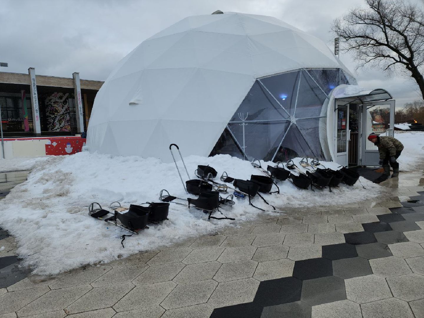 мытищи, следж-хоккей, Социальный проект, социальный проект Каток доступный для всех, дети с овз, инвалиды, Алексей Савлуков, зима в подмосковье,