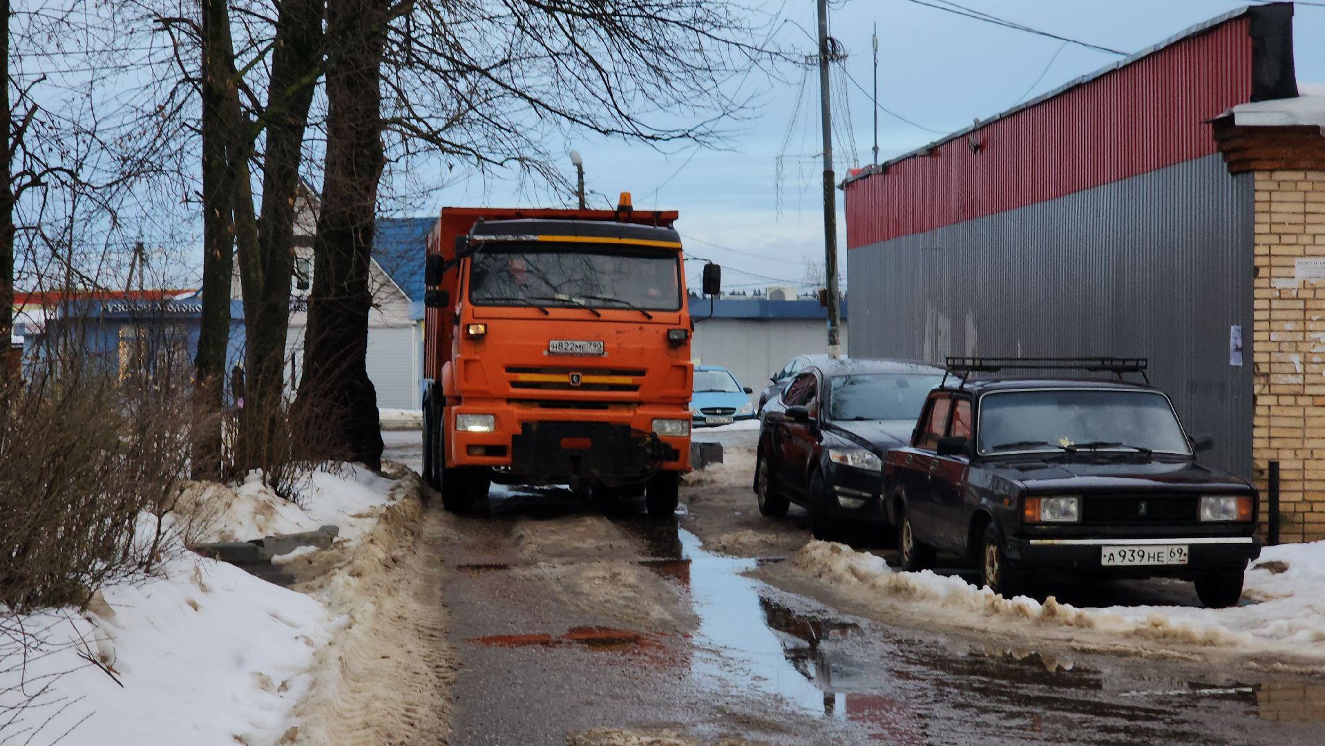 коммунальная техника, коммунальные служба, снегопад ваня, руза, рузский городской округ, московская область, подмосковье,