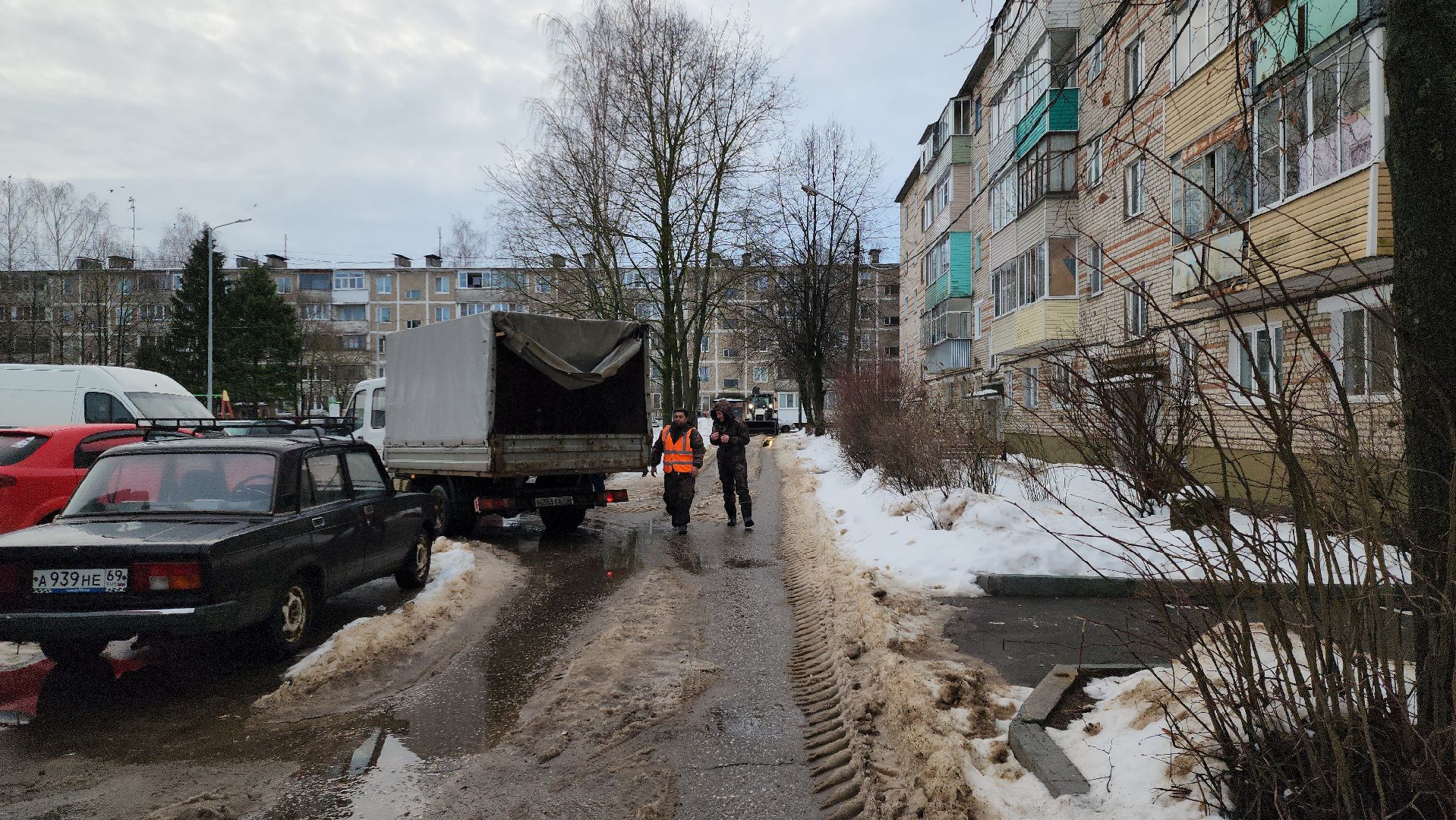 коммунальная техника, коммунальные служба, снегопад ваня, руза, рузский городской округ, московская область, подмосковье,