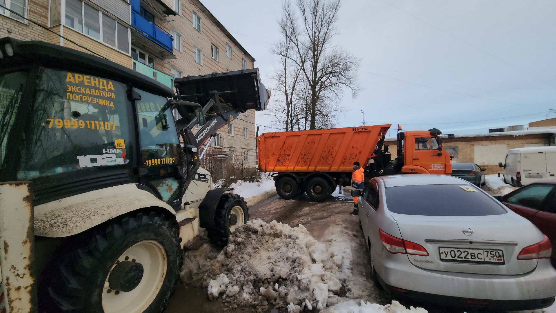 коммунальная техника, коммунальные служба, снегопад ваня, руза, рузский городской округ, московская область, подмосковье,