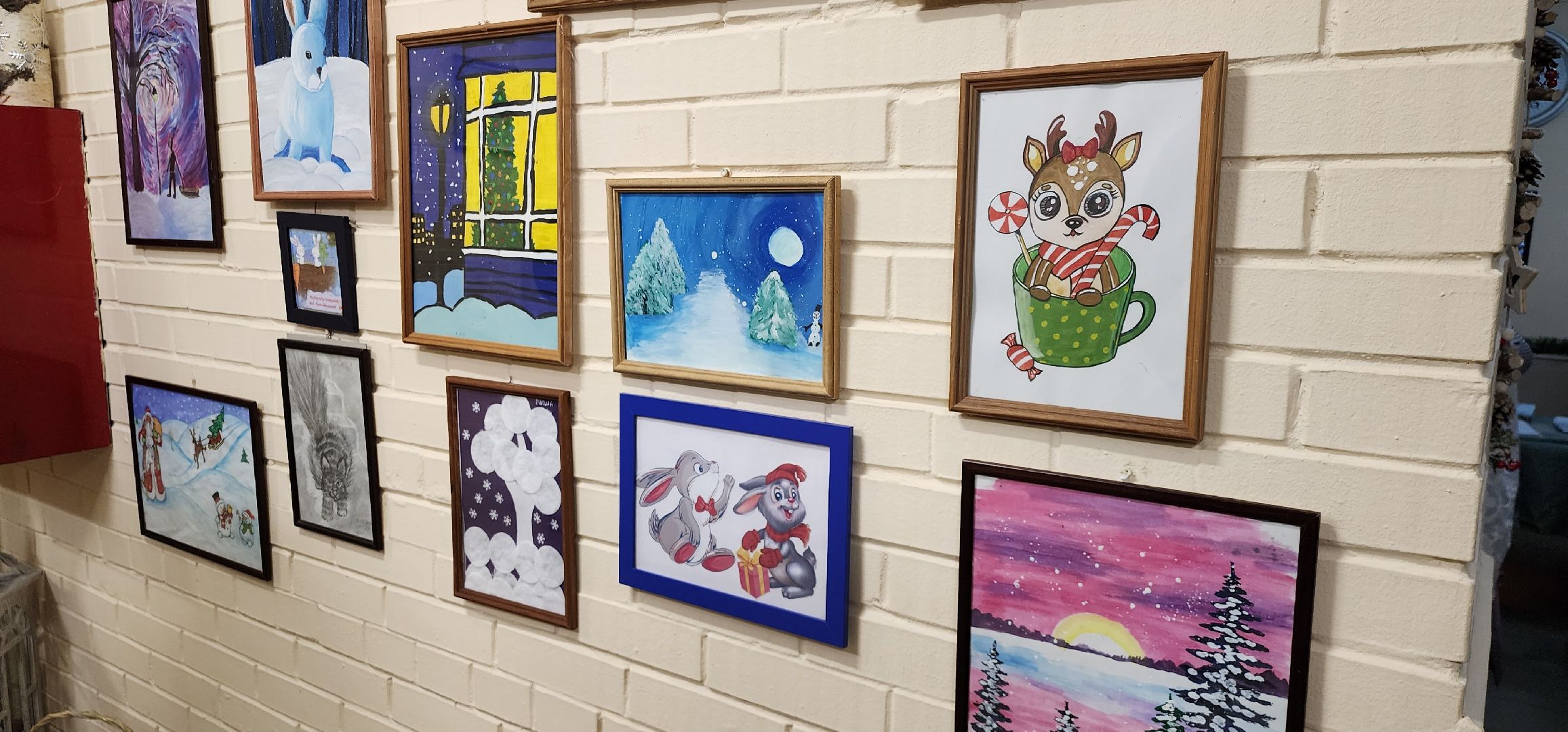 новогодний подъезд, праздничное настроение, Домодедово,