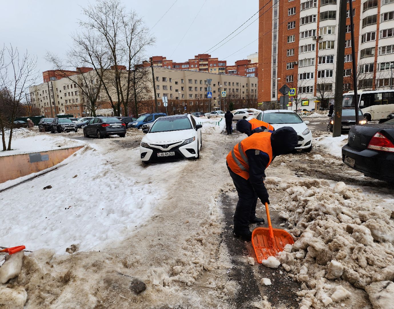 Уборка снега, Снег, Красногорск,