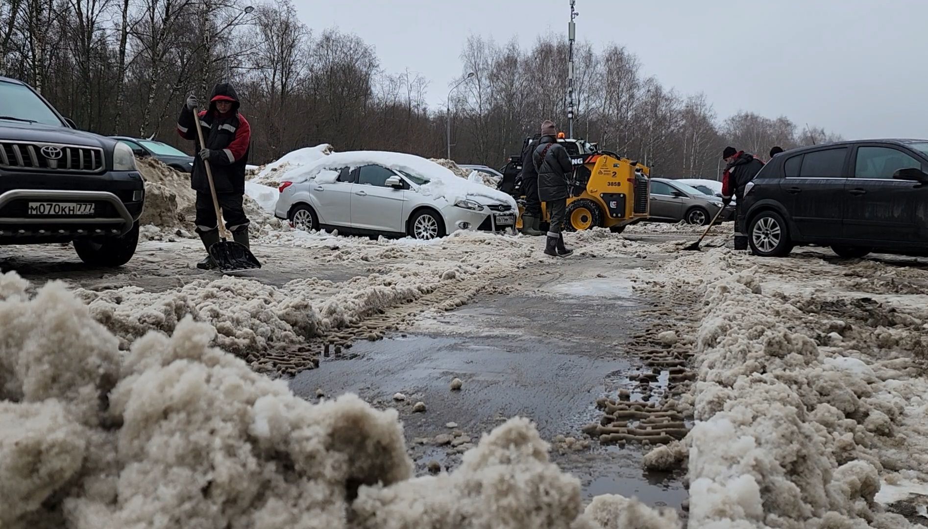 Уборка снега, Снег, Красногорск,