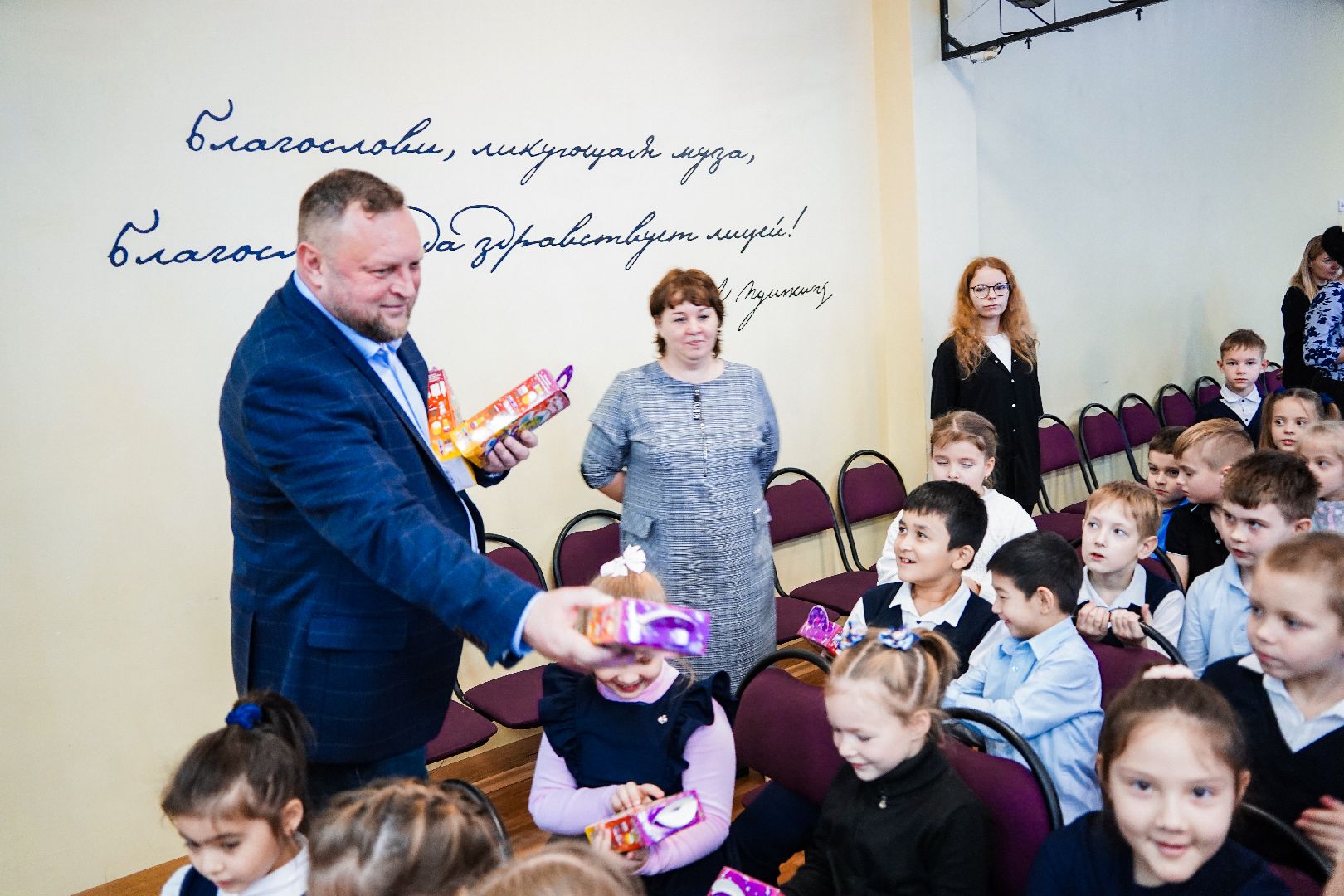 Рошаль, Большая Шатура, новый год, подарки главы, Рождество,