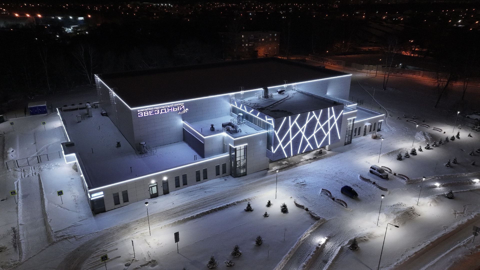 видео с коптера,стадион, орехово зуево,