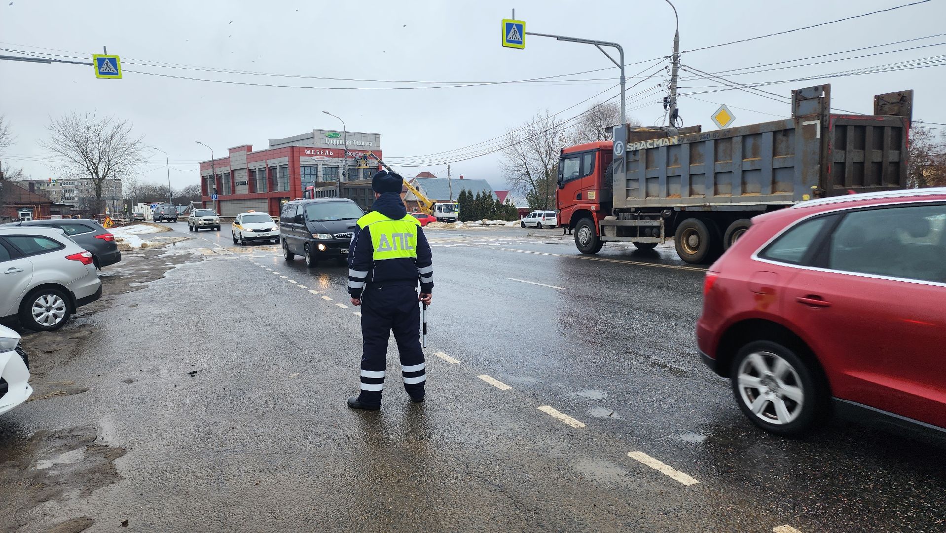 кашира, гаи, новогодняя акция, юид, безопасность дорожного движения, письмо водителю, мандарины,