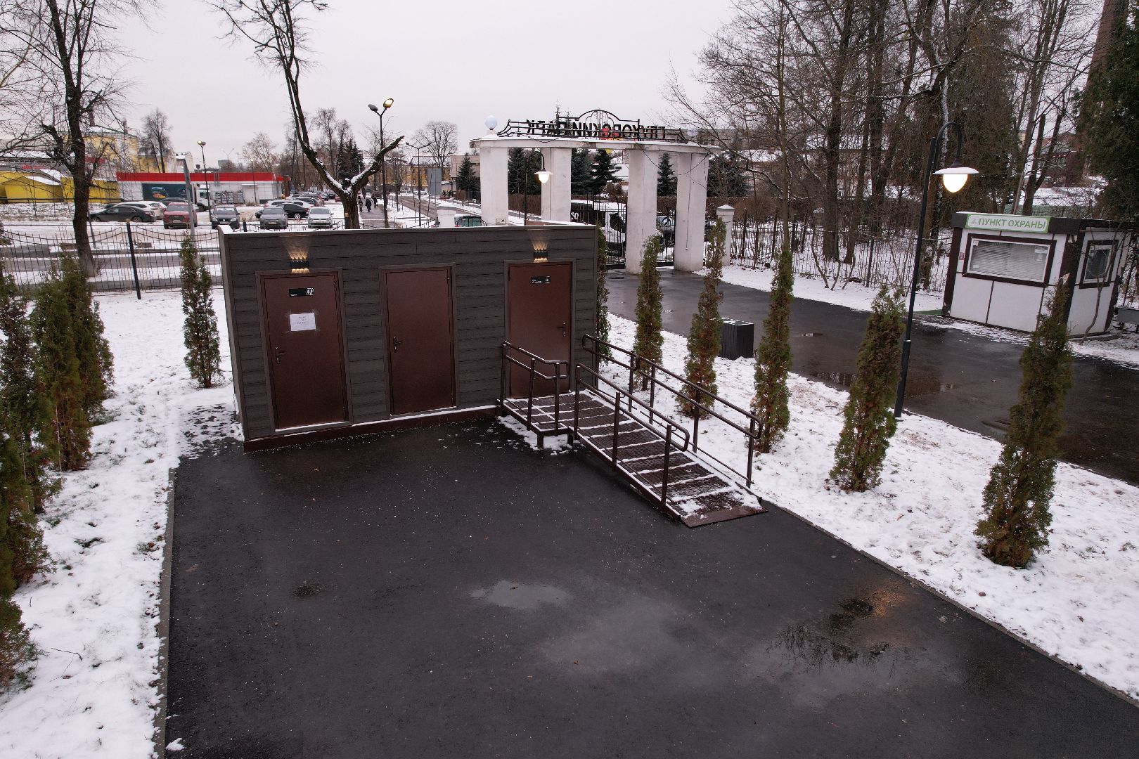 видео с коптера, ногинск, парк,