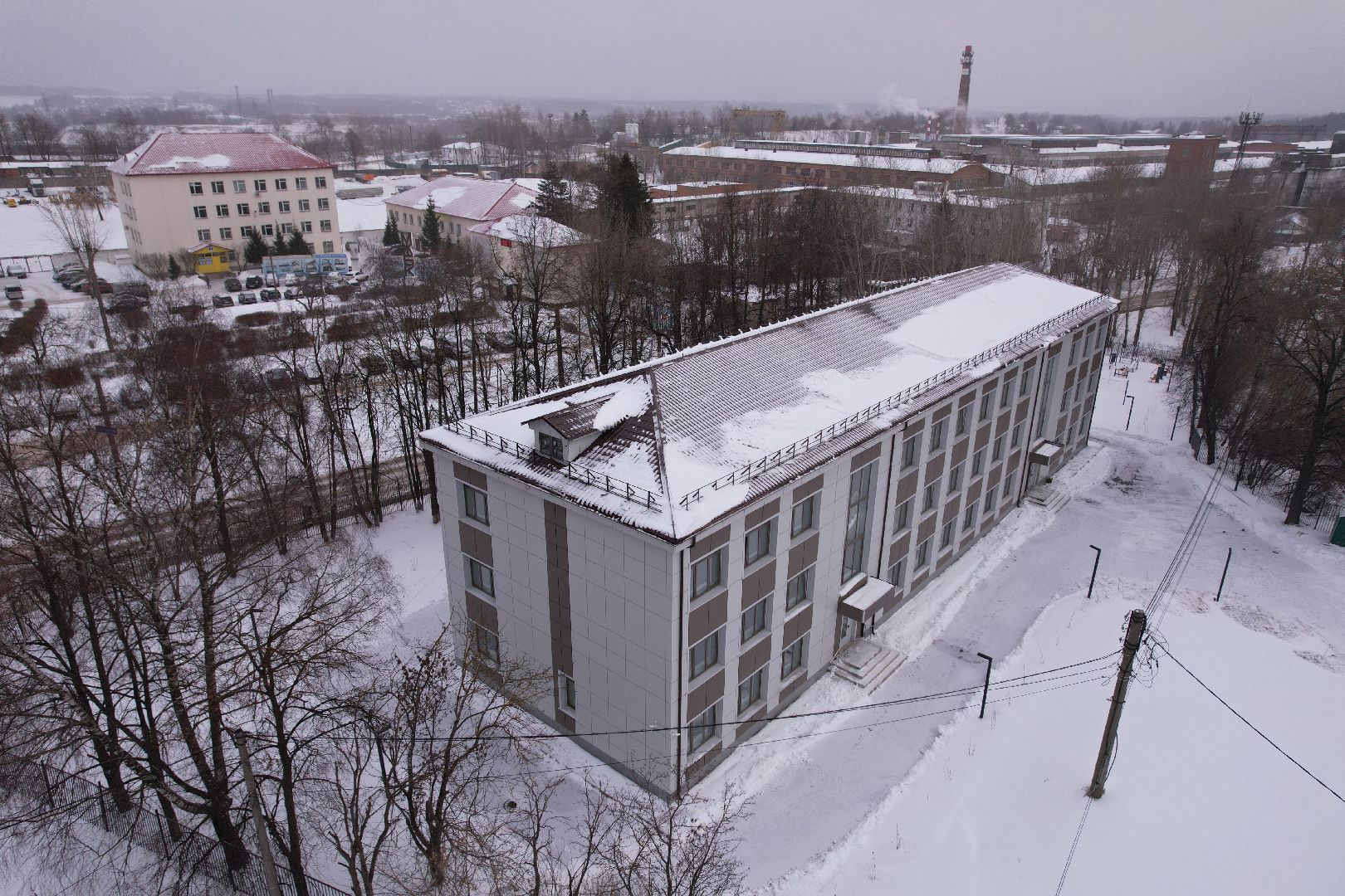 видео с коптера, медицина, колледж,