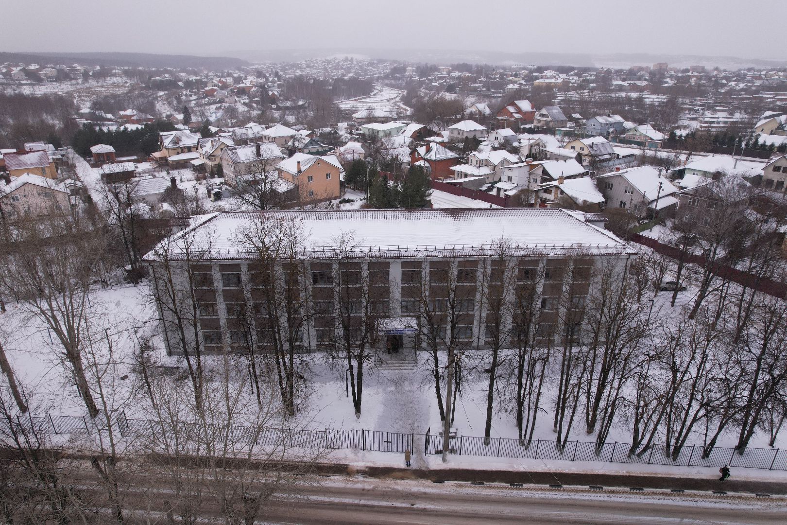 видео с коптера, медицина, колледж,
