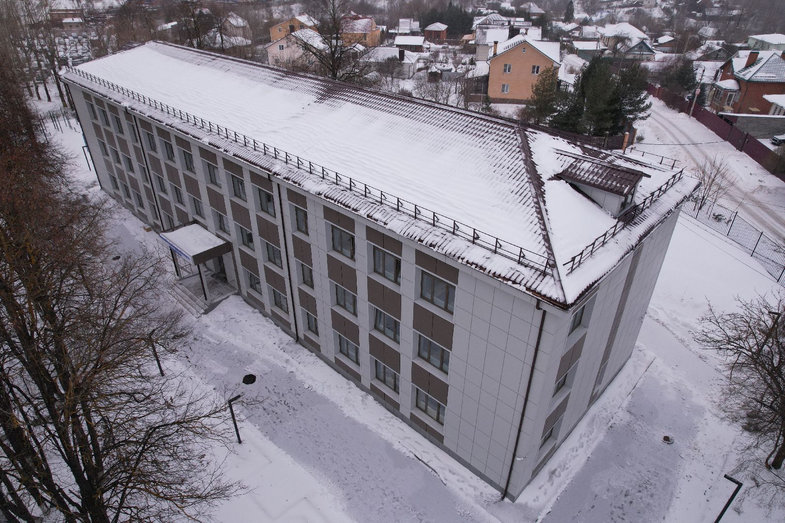 видео с коптера, медицина, колледж,