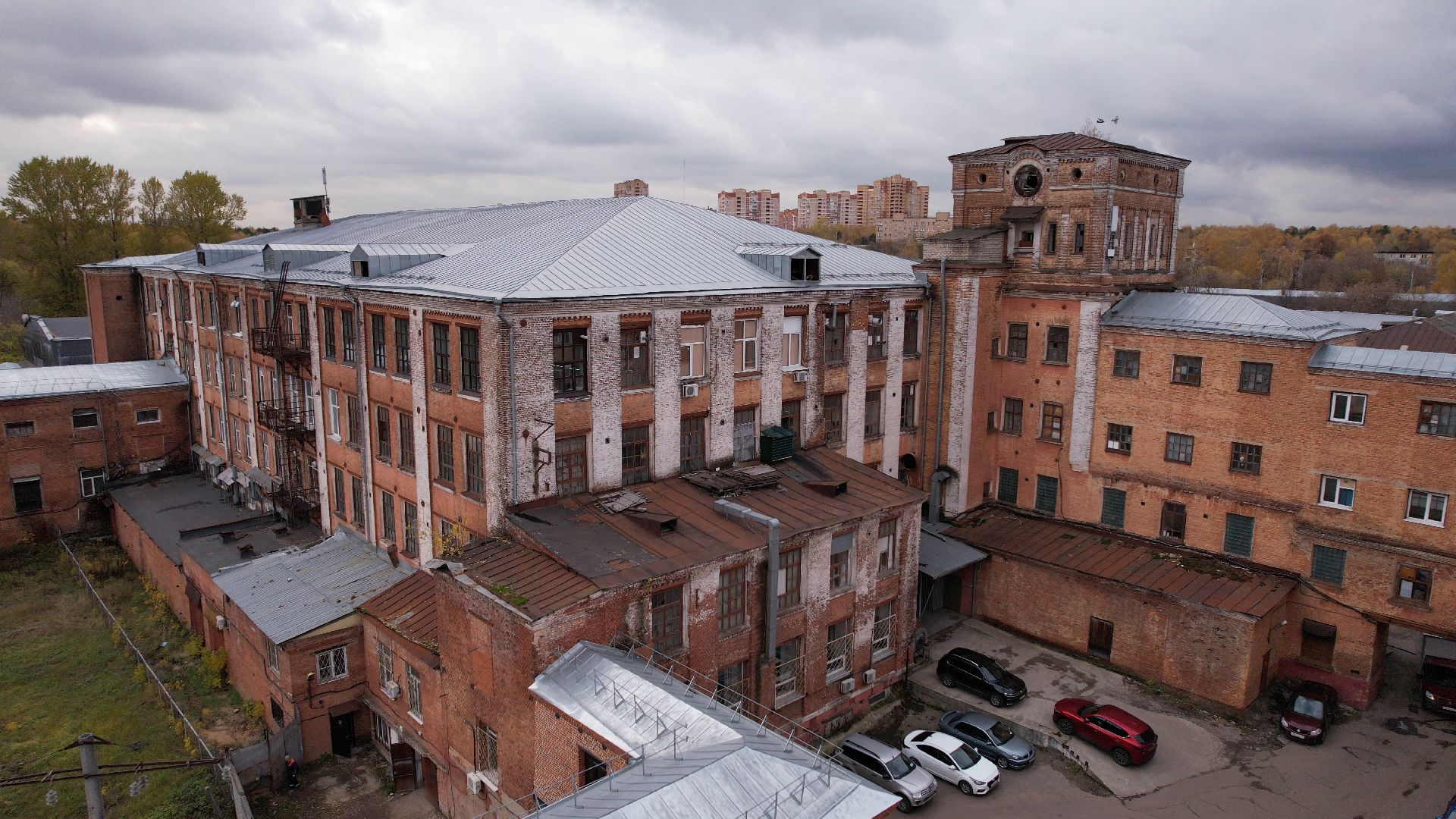 балашиха, фабрика, видео с коптера,