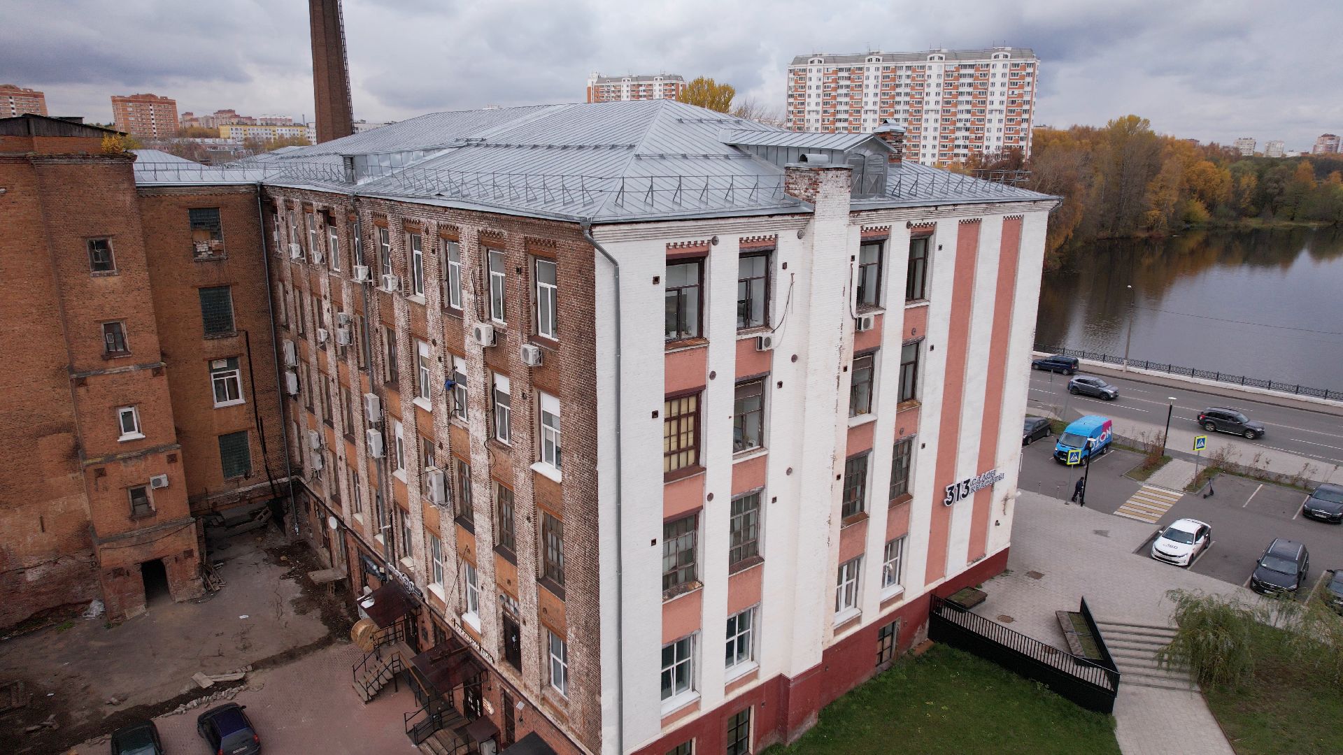 балашиха, фабрика, видео с коптера,