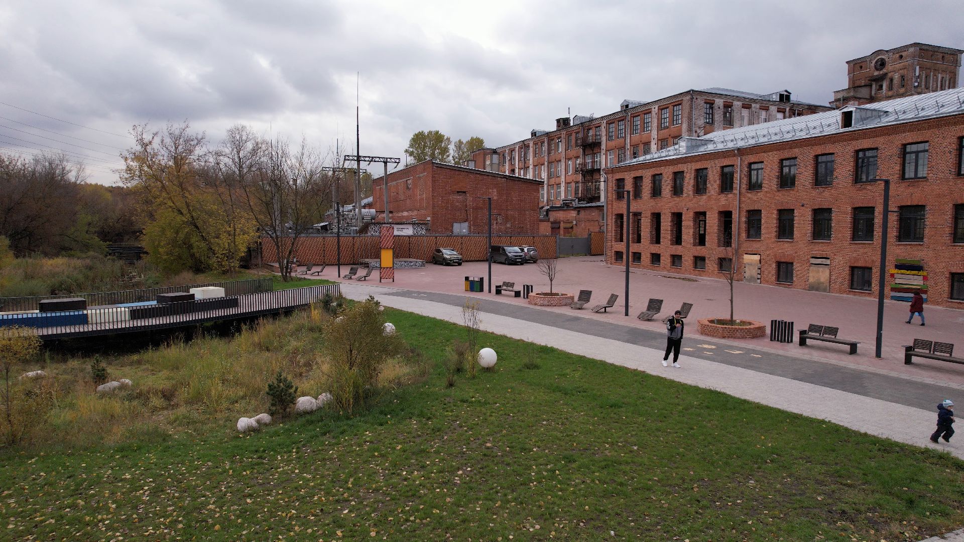 балашиха, фабрика, видео с коптера,