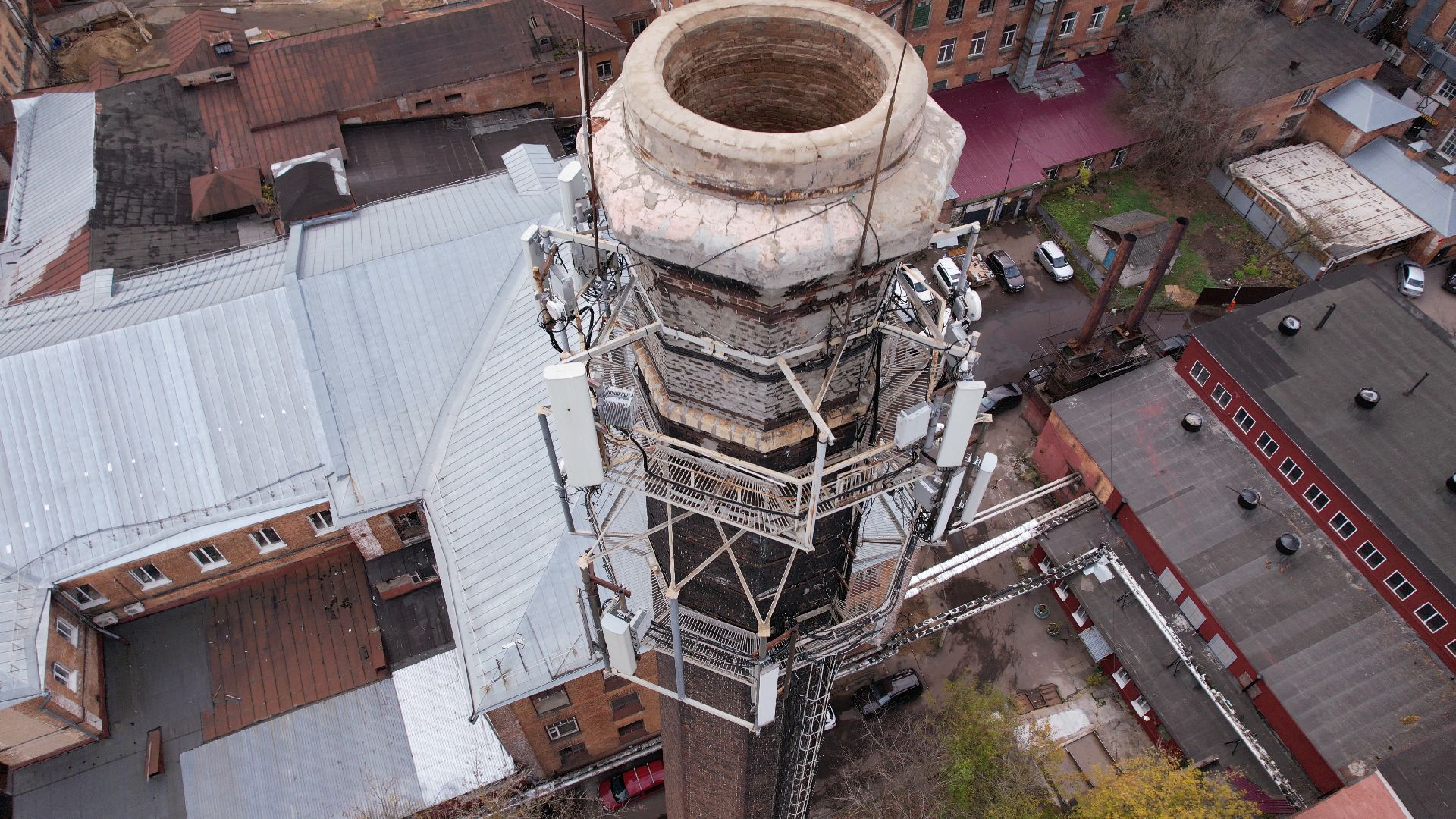 балашиха, фабрика, видео с коптера,