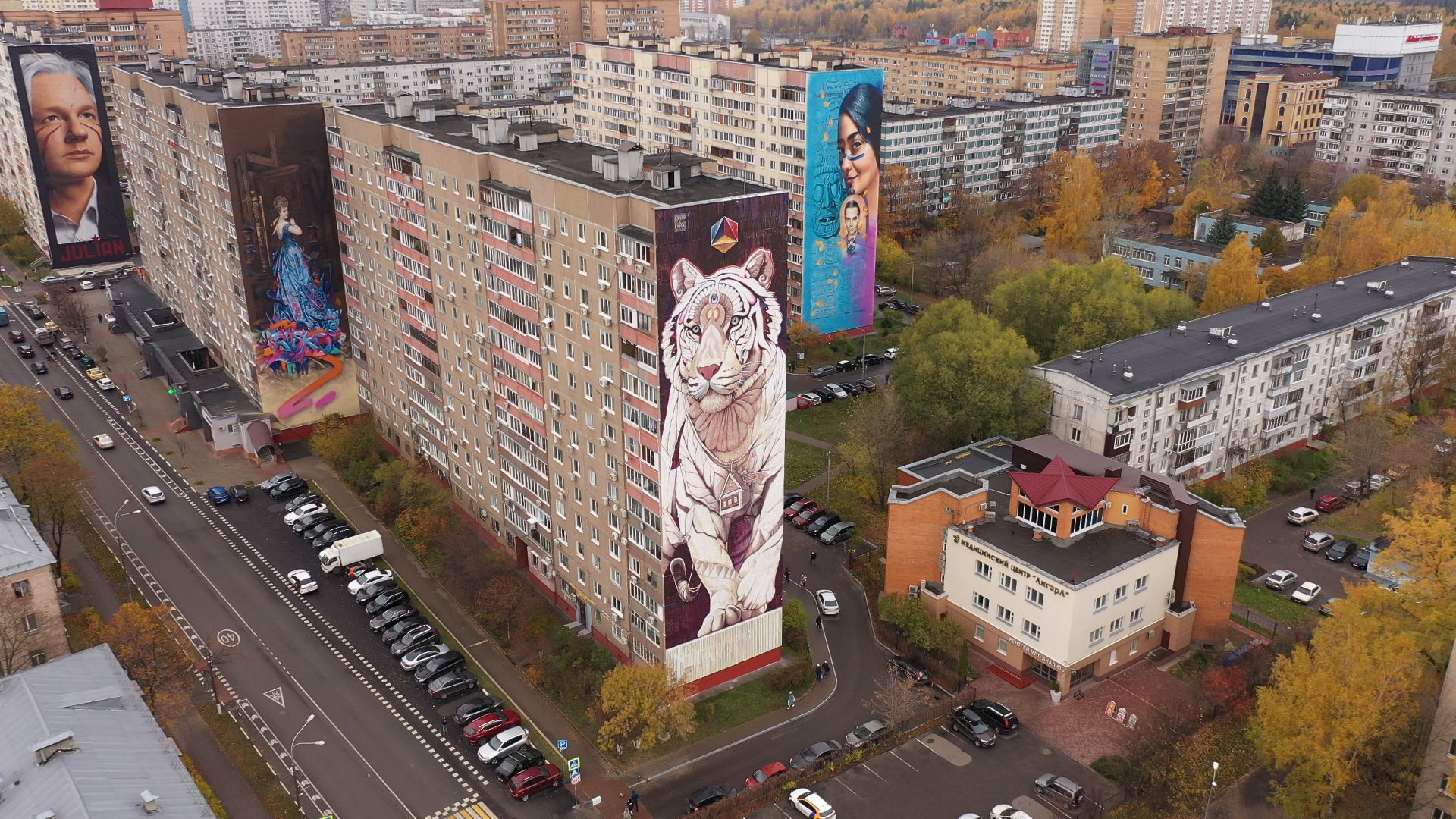 видео с коптера, балашиха,