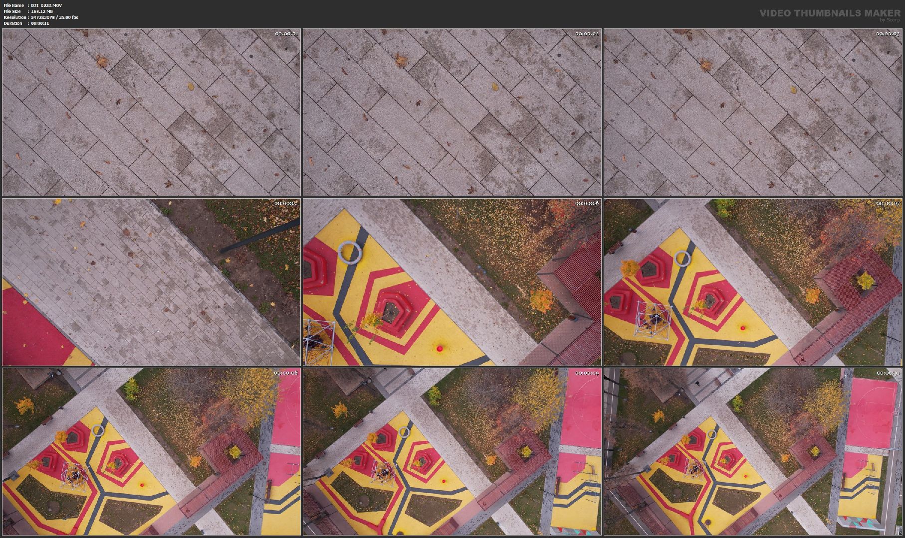 видео с коптера, котельники, сквер,