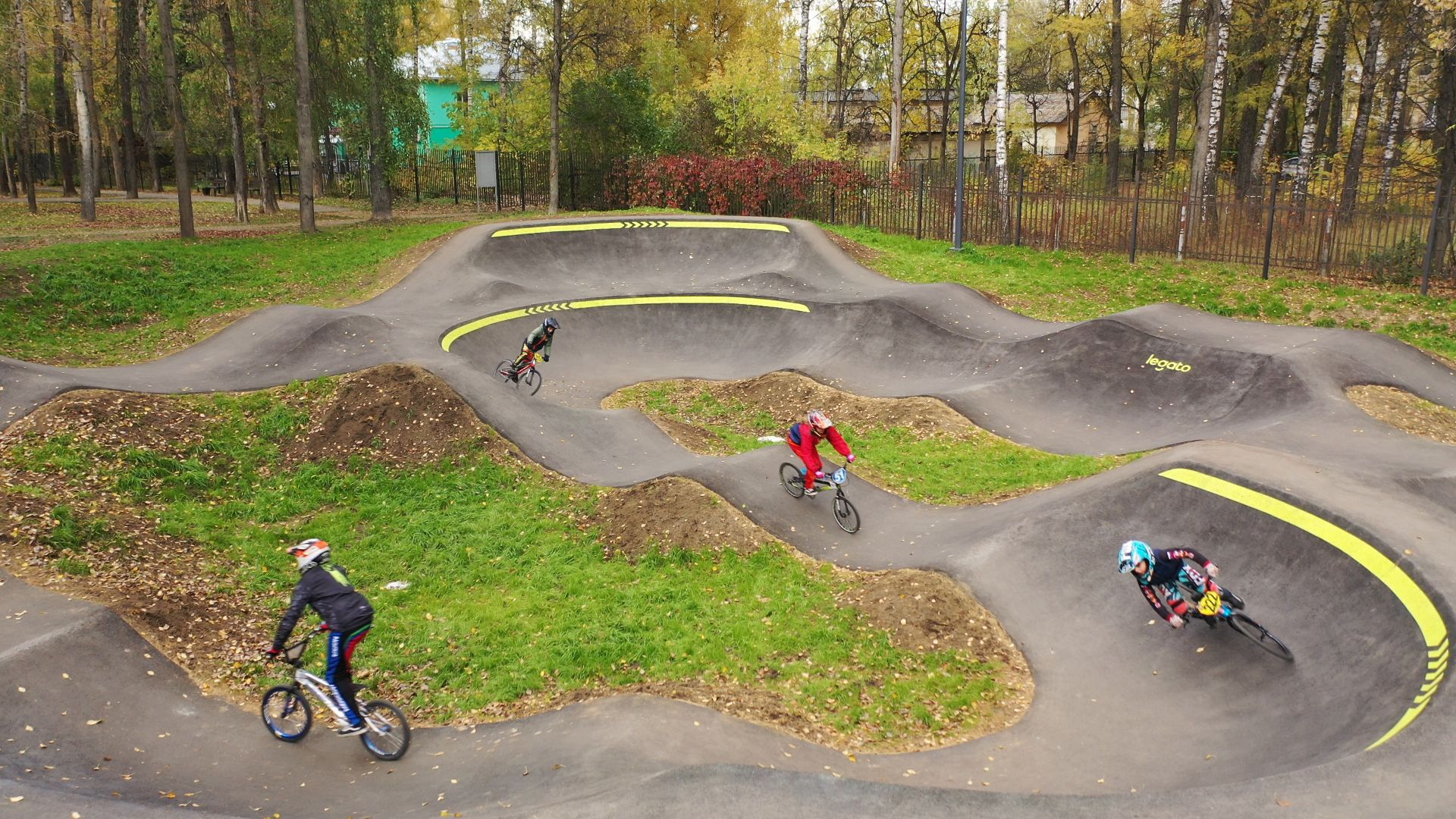 видео с коптера, парк, москворецкий,