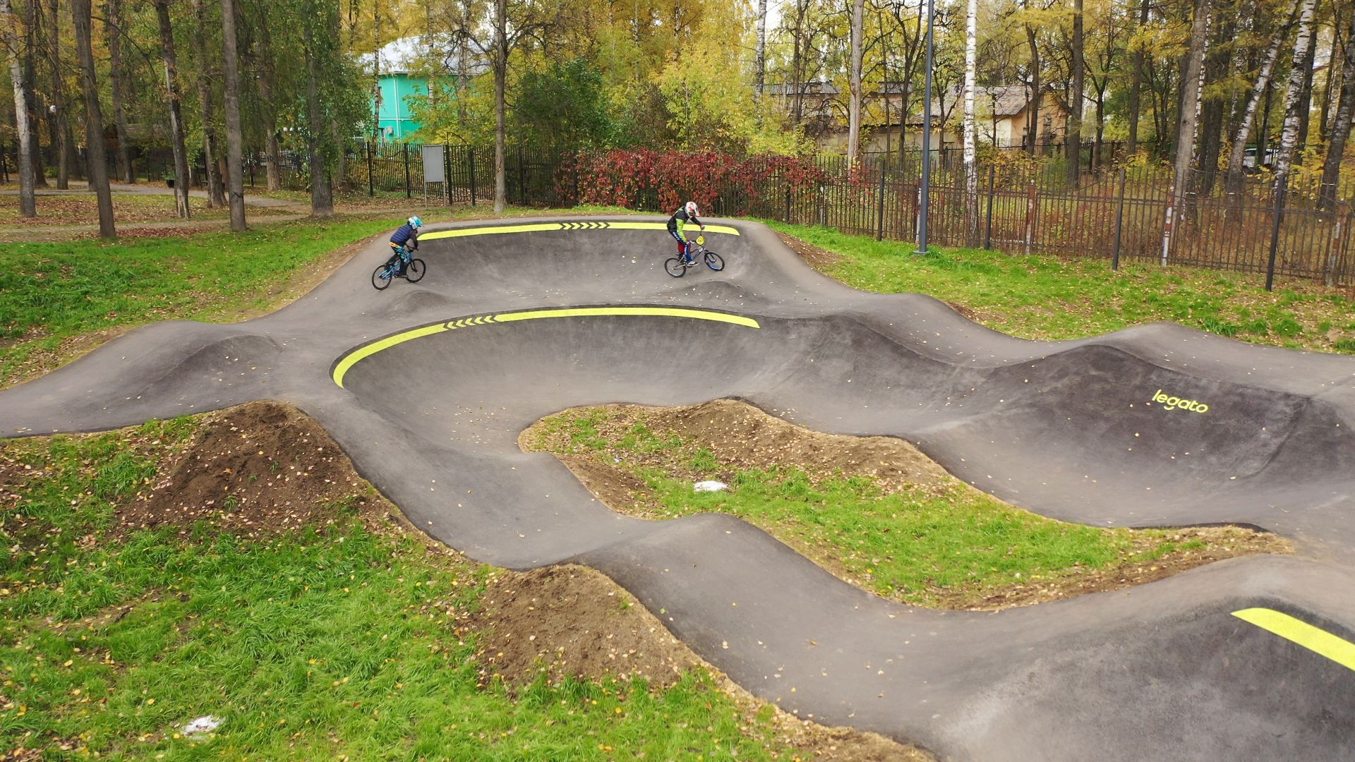 видео с коптера, парк, москворецкий,