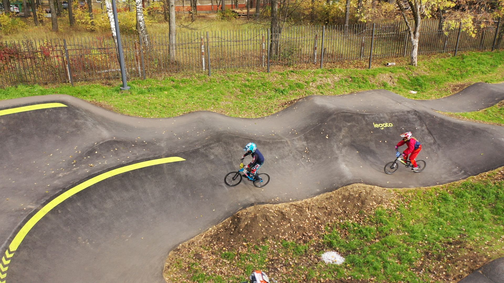 видео с коптера, парк, москворецкий,